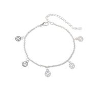 Genérico para pulsera con pulsera anillos de amor eterno, joyas personalizadas, regalo mm pulseras mamá rodonita anillos, talla única, Metal, No es una piedra preciosa
