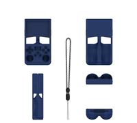 Genérico para R36 MAX, Funda Protectora de Silicona para Consola de Juegos R36 MAX, Protección contra Caídas, Color Liso, Funda Blanda, Accesorios. (Azul)