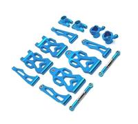 Genérico para SCY 16101 16102 16106 16201 para JJRC Q130A Q130B Q141 Q117 1/16 Kit Copa Dirección Brazo Delantero Y Trasero Mejorado Metal Piezas Coche RC Mangueta
