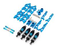 Genérico para SCY 16101 16102Pro 16103 SG316 MAX Aleación Aluminio Mejora Rueda Brazo Suspensión Metal Asiento Conjunto Copa Dirección Piezas Coche RC Mangueta