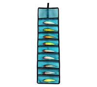 Genérico para Señuelos - 10 Bolsillos Enrollable Impermeable Protector | Pequeña Enrollable para Señuelos De Pesca | Hombres Pescadores Aire Libre Agua Salada Kayak Orilla Y Surf