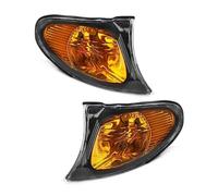 Genérico Para Serie 3 E46 2002-2005 Luz Giro Del Coche Marcador Esquina Lámpara Estacionamiento Embellecedora Señal Automática 63137165859 Indicador Lateral Espejo(One Pair)