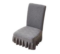 Generico para silla de forro polar, elástica, lavable, suave, protección para cocina, casa, bodas, banquetes, , decoración navideña, uso estacional