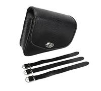 Genérico para Sportster XL883 1200 Derecha Izquierda Motocicleta Cuero Equipaje Alforja Lateral Cuero PU Bolsa Herramientas Laterales Bolsas Equipaje(1 Pieza Lado Derecho)