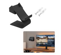 Genérico para Steam Controller 2, Soporte de exposición y fijación a la Pared para mandos de Videojuegos, Soporte con Estante de Almacenamiento para Montar en la Pared (Negro)