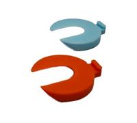 Genérico Para Switch2 Para Joy-Con Consola De Juegos Soporte De Joystick Protector Antideriva (azul claro/naranja)