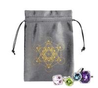 Genérico para Tarot Pequeña Bolsa Portátil con Cordón para Tus Cartas Tarot