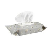 Genérico para toallitas para bebé de viaje, contenedor de toallitas, almacenamiento portátil Hermético para viajes, cuarto de baño, coche, desplazamientos diarios salidas al aire libre, gris, Se