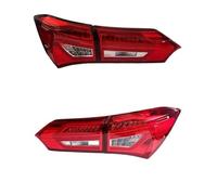 Genérico Para Toyota Para Corolla 2014 2015 2016 Completas De LED Luz Trasera Montaje Lámpara Con Giro(Red white)
