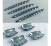 Genérico para Toyota para Crown Sport para Cross 2023 2024 Cubierta Protectora Cromada Manija Puerta Coche Pieza de actualización(Bowl and Handle Cove)
