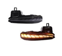 Genérico Para Toyota Para Tacoma Para RAV4 LED Dinámico Espejo Lateral Delantero Luz Indicadora Luces De Señal Giro Luz De SeñAl Giro(Smoked)
