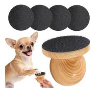 Genérico para Uñas Caninas,4 Lijas Reemplazables con Mango De Madera - Cortauñas para Cachorros,para Suave Cuidado Garras, Gatos Cachorros Razas Grandes Tienda Mascotas en Casa, Uso Doméstico y Más