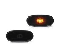 Genérico Para VW para Crafter 2E 2F 2006-2016 lámpara LED liquidación Canbus luz posición marcadores laterales señales giro Indicador Intermitente Lateral(B Smoked Lens)