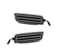 Genérico Para VW Para Jetta 2005-2010 OEM Luces Laterales Delanteras LED Luz De Posición Lateral Parachoques Luz De SeñAl Giro(Clear Lens)