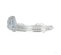 Genérico Para VW Para Tiguan 2017 2018 2019 2020 Puerta Ala Coche Cubierta Espejo Lateral Tapa Marco Retrovisor Lente Cristal Luz Señal Giro Luz Intermitente(Izquierda)