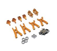Genérico para WLtoys A949 A959 A969 A979 K929 1/18 Actualización Metal Brazo Oscilante Cojinete Copa Dirección Juego 7 Piezas Modificadas Reparación Coche RC Accesorios