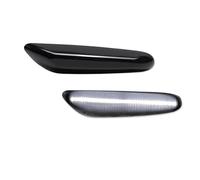 Genérico Para X1 E84 X3 E83 X5 E53 2x Marcador Lateral De Luz LED Dinámica Intermitente Retrovisor(BLANCO)