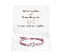 Genérico Para Y Regalo Anillos Para Mi Nieta Pulseras y Tarjetas Relacionadas Para Siempre Pulseras en Natural Joyería Regalos Perla Regalo Acero Joyería, talla única, other, No Gemstone