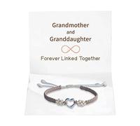 Genérico Para Y Regalo Anillos Para Mi Nieta Pulseras y Tarjetas Relacionadas Para Siempre Pulseras en Natural Joyería Regalos Perla Regalo Acero Joyería, talla única, other, No Gemstone