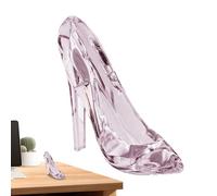 Generico para Zapatos de - Acrílico Estándar 12,8x11,6x5,2 cm Transparente de Colección | Decoracion de Escritorio con Regalo para el Hogar | Niñas Mujeres Cumpleaños Aniversario Boda Na