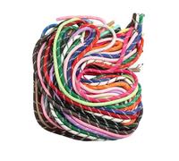 Genérico Paracord para Hacer llaveros 5 mm 22 Colores 22 m Cuerda Trenzada