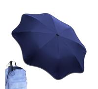 Genérico Paraguas Automático Plegable | Redondeo Anti-Lluvia | Paraguas de Viaje Plegable,para Viajeros Estudiantes Golf Caminar Vacaciones Compras Camping Senderismo, Azul violado., Unisex