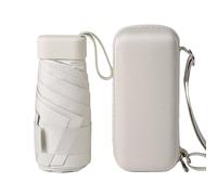 Genérico Paraguas Compacto - ParaguasDe Viaje, Pequeño Y Minúsculo | Paraguas Ligeros De Protección Contra La Lluvia, Sombrillas Para Exteriores