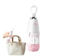 Generico Paraguas compacto | plegable impermeable parasol - Paraguas parasol protección UV, para mochila pendular, para casa, escuela, playa, paseos, excursiones al aire libre, hombre, mujer y