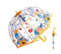 Generico Paraguas para niños - Clear Easy-Grip Click-Open Protector, Children Cartoon Umbrella | For Boys Preschoolers Kids 2-7 Years Old Walking Park Conmuting Travel