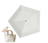 Genérico Paraguas UV plegable manual y portátil | Paraguas plegable compacto para una boda al aire libre universidad escuela mochila senderismo bolso y mujeres adultas