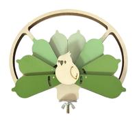 Genérico Parakeet Foraging Toy, Wooden Bird Cage Game, Interactive Feeding Puzzle, Natural Chew Enrichment Toy, Stimulating Activity Board, for Budgies Conure Cockatiel Parrotlet Parrot Use