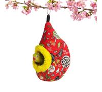 Generico Parakeet Nest - Nest Hammock, Bird House | Anti Pecking Bite Sleeping Bed, Egg Shaped Hanging Cage, Lovebird, Cockatiel, Conure, Canary, Finch for Small And Medium Birds, Indoor Outdoor