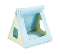 Generico Parakeet Nest, Pet Hammock Toys Bird Cages Parakeets, 6.69x6.3x5.91 inches Adorable Warm Plush Bird Hammock, Four Seasons Parrot House Accessories for Home, Pets Room, Bedroom