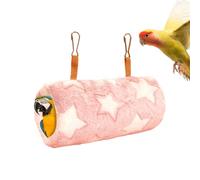 Genérico Parakeet Nest - Velvet 12x12x27cm Size | Warm Semi-Enclosed Bird Hut | Comfortable Winter Bed for Conures Cockatoos Budgerigar Lovebirds Hamster Indoor Balcony Outdoor Use
