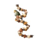 Genérico Parakeet Toys - Wood Beak Trimmer Chew Accessory | Cockatiel Lovebird Cage Ornament Gum Care Entertainment Activity Perch Companion Supply