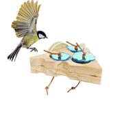 Genérico parakit Pusselle - Enriquecimiento Interactivo de Aves, Masticar alimentadores lentos para Accesorios de Jaula | Playpin de Loro con diseño Colgante, Juguete de pájaros pequeños para brotes