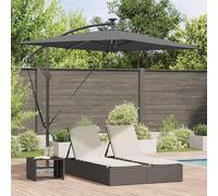 Genérico Parasol de Cantilever Tipo plátano Antracita 294 x 200 x 254 cm,Casa y jardín,Jardín,Artículos de Exterior,Sombrillas,Antracita,13.7 KG,42003393