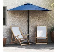 Genérico Parasol de jardín Azul 294 x 150 x 223 cm Tela,Casa y jardín,Jardín,Artículos de Exterior,Sombrillas,Azul,4.05 KG,42003266