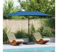 Genérico Parasol de jardín Azul 385 x 209 x 244 cm Tela,Casa y jardín,Jardín,Artículos de Exterior,Sombrillas,Azul,16.08 KG,42003282