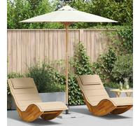 Genérico Parasol de jardín Crema 217 x 217 x 230 cm Bambú,Casa y jardín,Jardín,Artículos de Exterior,Sombrillas,5.2 KG,4108081