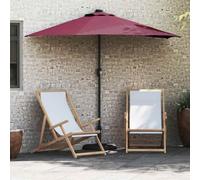 Genérico Parasol de jardín Rojo Burdeos 294 x 150 x 223 cm Tela,Casa y jardín,Jardín,Artículos de Exterior,Sombrillas,Rojo,4.05 KG,42003263