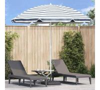 Genérico Parasol de Playa Azul 263 x 263 x 272 cm Poliéster y Metal,Casa y jardín,Jardín,Artículos de Exterior,Sombrillas,Azul,3.19 KG,4010669