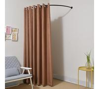 Genérico Pared de probador de Tienda de Ropa, Barra en Forma de C con Cortina de Sombra para probador de Centro Comercial, protección de privacidad Simple para vestidor en Lugares de Evento