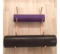 Genérico Pared esterillas Estante Madera 16 22 35 48 55 61 En Capa De Altura Soporte De Yoga De Madera, Estera De Soporte Soporte De Madera Almacenamiento De Múltiples Niveles,(6 Layer 103cm/40.5in)