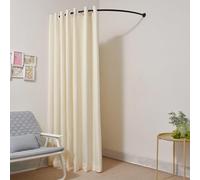 Genérico Pared para probador de Tienda de Ropa, Barra en Forma de C con Cortina de Sombra para probador de Centro Comercial, protección de privacidad Sencilla para vestidor en Lugares de ev