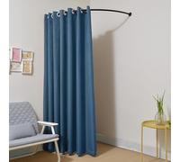 Genérico Pared para probador de Tienda de Ropa, Barra en Forma de C con Cortina de Sombra para probador de Centro Comercial, protección de privacidad Sencilla para vestidor en Lugares de ev