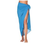 Genérico Pareos Playa Mujer Cortos,Pareo De Playa para Mujer Se Puede Usar sobre Un Traje De BañO Talla úNica Color Negro