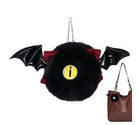 Genérico Pargante de felpa para bolsas de bolso | Diablillo colgante decorativo con estilo animado | Llavero suave, accesorio, diseño tierno, mochila, cartera, morral, obsequio infantil