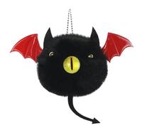 Genérico Pargante de felpa para bolsas de bolso | Diablillo colgante decorativo con estilo animado | Llavero suave, accesorio, diseño tierno, mochila, cartera, morral, obsequio infantil