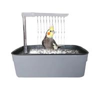 Genérico Parrot Bathtub - Bird Bathtub | Electric USB Bird Bath Made of Robust ABS Material, Tool-Free Assembly & Time-Saving Design, Perfect For Daily Care of Pets & Breeders